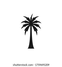 Palm icon flat vector illustration