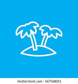 palm icon illustration isolated vector sign symbol