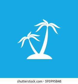 Palm icon illustration isolated vector sign symbol