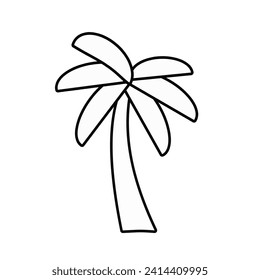 Palm icon  isolated sign symbol vector illustration.