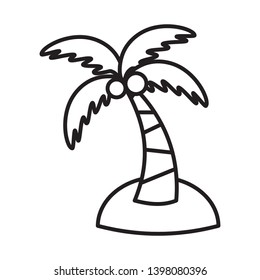 palm icon sign symbol, vector eps 10