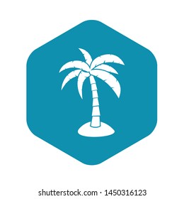Palm icon. Simple illustration of palm vector icon for web