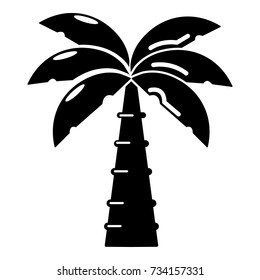 Palm icon. Simple illustration of palm vector icon for web