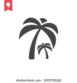 palm icon vector