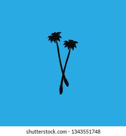 palm icon vector