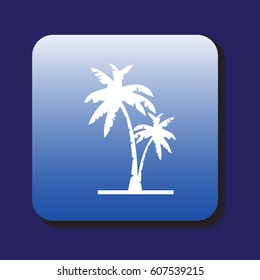 palm icon vector