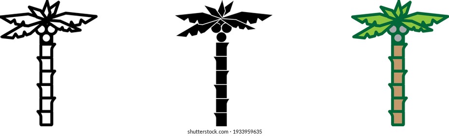 Palm icon , vector illustration