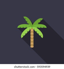 palm icon. vector illustration