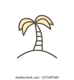palm icon vector modern style design