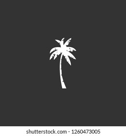 palm icon vector. palm sign on black background. palm icon for web and app
