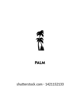 palm icon vector. palm sign on white background. palm icon for web and app