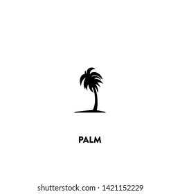 palm icon vector. palm sign on white background. palm icon for web and app