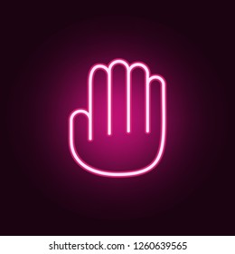 palm icon. web icons universal set for web and mobile