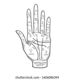 Sketching Vector Hand Sign Black White Stock Vector (Royalty Free ...