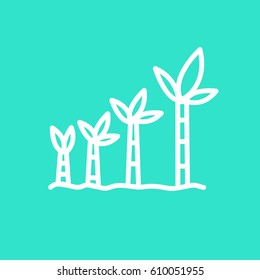 palm ine art vector icon
