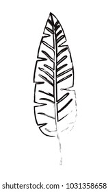 palm leaf ecology icon