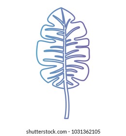 palm leaf ecology icon