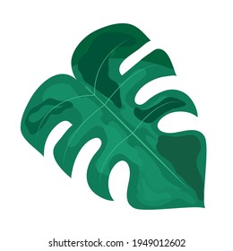 icono de hoja de palma aislado