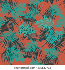 Palm leaf pattern.
