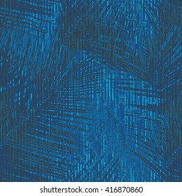 Palm leaf pattern seamless vector background tile