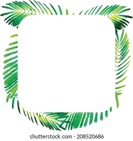 palm leaf vector art