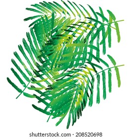 palm leaf vector art