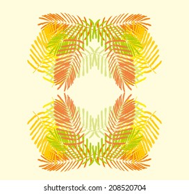 palm leaf vector art