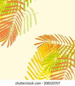palm leaf vector art