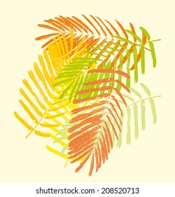 palm leaf vector art