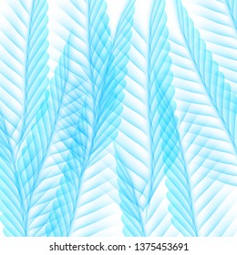 Palm Leaf Vector Background Illustration EPS10