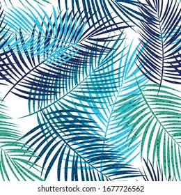 Palm Leaf Vector Background Illustration EPS10
