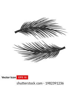 Palm Leaf Vector Background Illustration