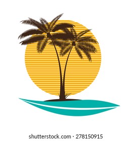 Palm Leaf Vector Illustration EPS10