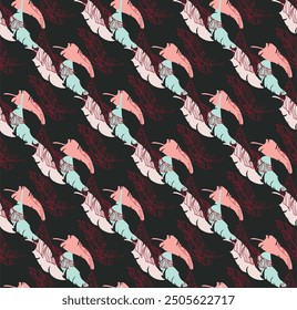 Palm leaves branches exotic Hawaii pattern. Tropical banana tree seamless floral design. Bright background with jungle plants. Vector exotic pattern. Hawaiian picture for textile and fabric. Aloha.