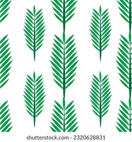 palm leaves floral seamless pettern background design