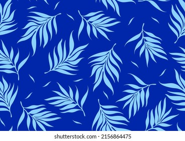 Palm leaves, hawaii seamless pattern ,textile art, fashion artwork for shirt print, hand-draw line art background, fashion artwork for Fabric print, Scarf, Shawl, Carpet, Kerchief, Handkerchief