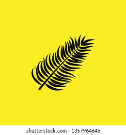 palm leaves icon vector