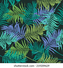 Palm leaves pattern.