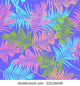 Palm leaves pattern.