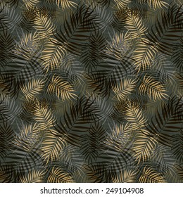 Palm leaves pattern