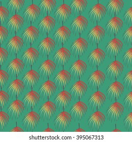 Palm leaves pattern.