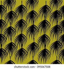 Palm leaves pattern.