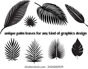 palm leaves vector free for use