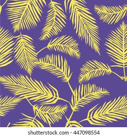 palm leaves - vector illustration