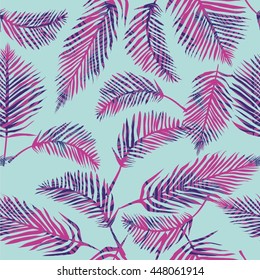 palm leaves - vector illustration