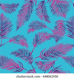 palm leaves - vector illustration