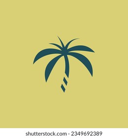Palm logo design icon element vector idea