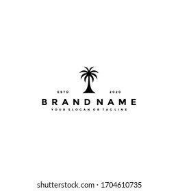 palm logo design icon vector template