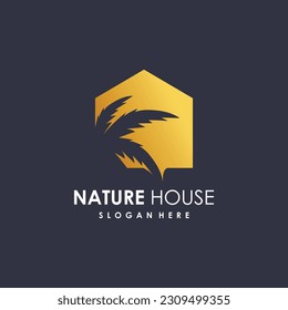 Palm logo design with modern and unique style