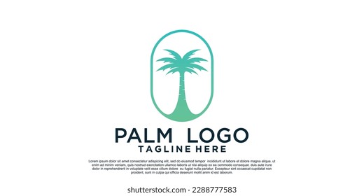 Palm logo design with unique concept Premium Vector Part 4